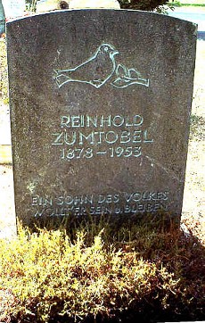 Grab von Hebelpreisträger Reinhold Zumtobel