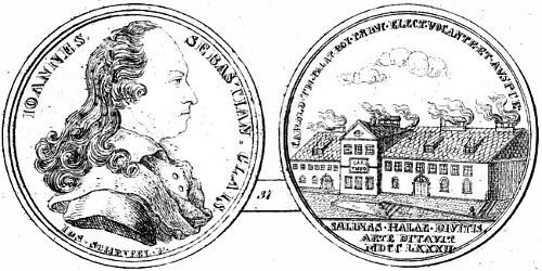  Bayrische Goldmedaille zu Ehren von JOANNES SEBASTIAN CLAIS (1782) als Reprozeichnung
